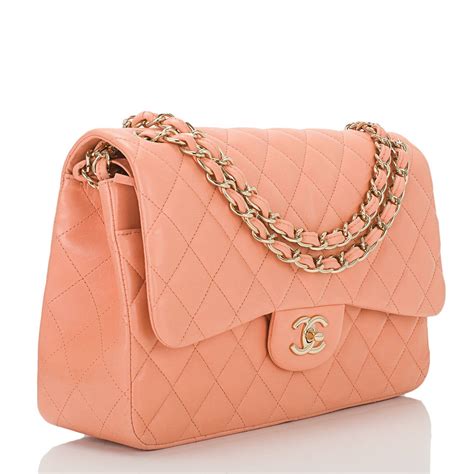 chanel lunch bag|peach chanel bag.